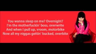 Nicki Minaj  Romans Revenge feat Eminem Lyrics Video [upl. by Aubine19]