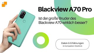 Blackview A70 Pro Smartphone Deutsch Test [upl. by Alledi]