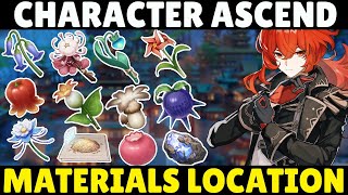 Genshin Impact  All Characters Ascend Material Locations Farming Route  Local Specialty Materials [upl. by Elleinwad]