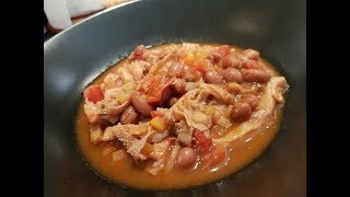 Ricetta semplice per fare trippa e fagioli [upl. by Haleeuqa]