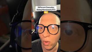 Consoles doing homework PT1 funny comedy gamer relatable skit [upl. by Havard977]