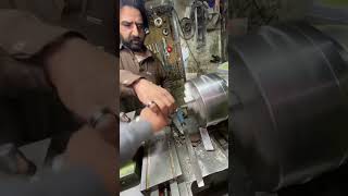 Drilling process in Center Fix youtubeshorts machine lathemachine shortvideo [upl. by Cristiano700]