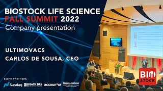 BioStock Life Science Fall Summit 2022  Presentation Ultimovacs [upl. by Sivahc]