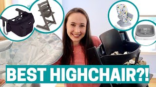 BEST HIGH CHAIR  STOKKE TRIPP TRAPP vs FisherPrice SpaceSaver vs Inglesina vs Ingenuity [upl. by Burgess]