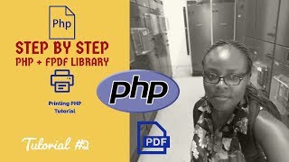 PHP PDF Tutorials 2 How to generate dynamic PDF online invoice using PHP and FPDF library [upl. by Schnurr187]