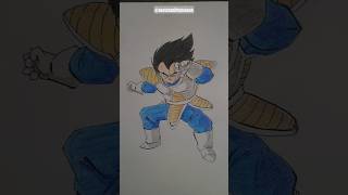 Drawing Vegeta  Saiyan Pride  Dragon Ball Z goku vegeta gohan [upl. by Atiker970]