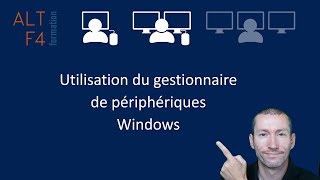 Utilisation du gestionnaire de périphériques Windows 11 [upl. by Browning738]