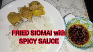 Siomai Rice with Spicy SauceJM Fampula [upl. by Adim]