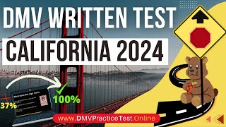 California DMV Written Test 2024 [upl. by Siravrat]