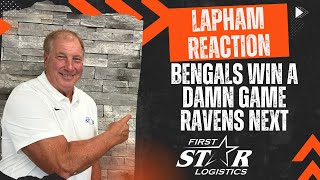 Dave Lapham Reaction  Bengals Win Damn Game  Baltimore Ravens Next [upl. by Nnylav]