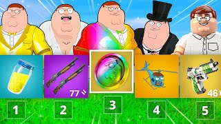 The RANDOM Peter Griffin Challenge In Fortnite [upl. by Oicnoel565]