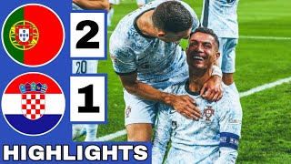 🔴Portugal vs Croatia 21 Extended HIGHLIGHTS  Cristiano Ronaldo 900th GOALS  UEFA Nations League [upl. by Eural376]