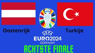 ek 2024 44 Oostenrijk Turkije achtste finale [upl. by Ojillek]