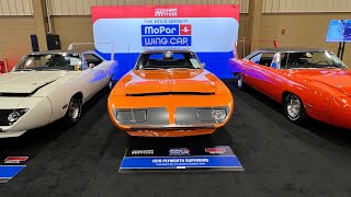 Kevin sergeant’s Mopar Wing Car Collection mecum Kissimmee 2024 😎nascar [upl. by Aicirtam]