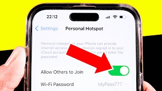 How to Turn on Hotspot PersonalMobile Hotspot on iPhone 15 Pro  Plus  Max [upl. by Tereve929]