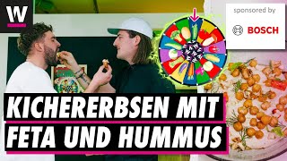 Kichererbsen an HummusDip – Rezept  Gemüseroulette mit Nico amp Noah Bachofen [upl. by Ambrosi]