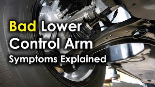 Bad Lower Control Arm or Track Control Arm  Symptoms Explained  What happens when lower arm fails [upl. by Uyerta]