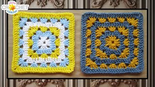 Framed Granny Square  Grannys Magical Cupboard 2024 Calendar Blanket  May [upl. by Ytsirhk]