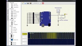 SimulIDE 002 Simulator Arduino barGraph example [upl. by Marian]