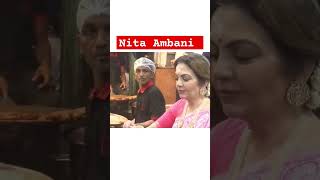 Nita Ambani having chat at local cafe after temple darshan music viral ambani [upl. by Halverson174]