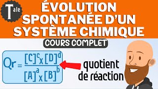 Évolution spontanée dun système chimique  Cours de physique spé terminale [upl. by Kobi]