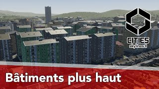 Cities Skylines II  LP01 EP08  Bâtiments plus haut [upl. by Eyr]