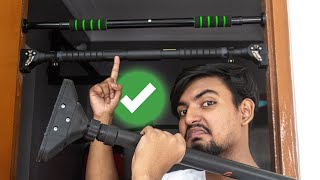 ✅ How to Setup Pull up Bar in Doorway Correctly It Wont BREAK [upl. by Lamhaj282]