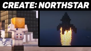 Create Northstar mod Space rockets and new planetsTutorial  review 1201 minecraft java [upl. by Kasey]