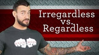 Irregardless vs Regardless CM Punks Grammar Slam [upl. by Akalam]