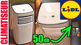 Climatiseur LIDL COMFEE mobile 7000 BTU silencieux canicule air conditioner Klimaanlage [upl. by Sorkin779]