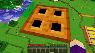 Where does lead this SUPER BIGGEST TRAPDOOR in Minecraft ？ MOST LEGENDARY BASE [upl. by Ahsilek]