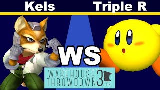 WT314  IPG  Kels Fox Sheik vs Triple R Kirby  Melee Winners Semis [upl. by Corey]