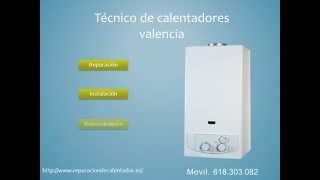 Reparar calentador electrico o gas valencia  963936343  Abetohogar [upl. by Bensky]