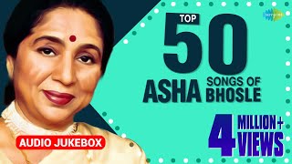 Top 50 Bengali Songs Of Asha Bhosle  50 সংস অফ আশা ভোঁসলে  HD Songs  One Stop Jukebox [upl. by Aicemed452]