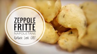 Come fare le ZEPPOLE fritte napoletane 👨🏼‍🍳 Chef Raffaele Lenti [upl. by Regni596]