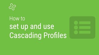 How to set up and use Cascading Profiles [upl. by Morgana]