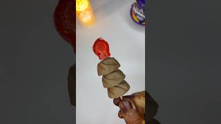 Strawberry 🍓 Jelly With Chocolate Popsicle Lollipop shotrs youtubeshort shortsvideoviral [upl. by Carli858]