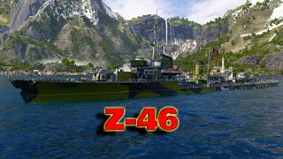 Meet The Z46 Tier 8 German Destroyer World of Warships Legends [upl. by Chaunce976]