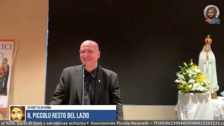 Intervento di don Alessandro Minutella e domande dei fedeli 18 11 23 Lazio [upl. by Merton]