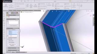 Estructuras metalicas y soldaduras en SolidWorks [upl. by Irahc92]