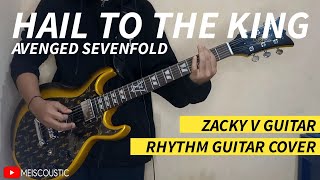 Avenged Sevenfold  Hail To The King  Rhythm Guitar Cover [upl. by Crawford991]