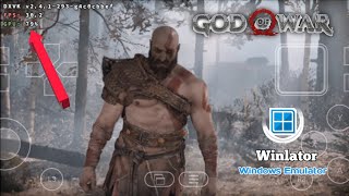 God of War 4 Gameplay Winlator Windows Emulator Android [upl. by Arleen]