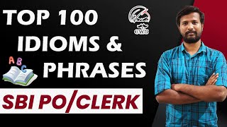 TOP 100 IDIOMS AND PHRASES  DAMAL DAMAL ENGLISH SESSION  SBI POCLERK  MRABITH [upl. by Adnovay]