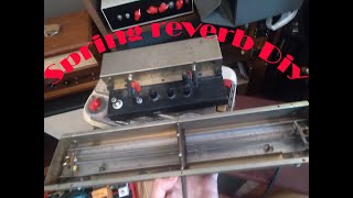 Que es una Spring reverb diy  como funciona  circuito [upl. by Nyladnor]