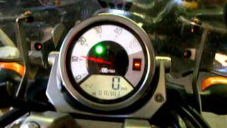 Yamaha MT01 with integrated gear shift indicator  MTKLUB Hungary [upl. by Randal]