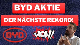 BYD AKTIE jetzt kaufen BYD jagt einen Rekord nach dem anderen Aktuelle Analyse und Prognose [upl. by Yl]