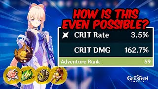 So I Reviewed the MOST CHAOTIC ACCOUNT in Genshin Impact [upl. by Nhguav]