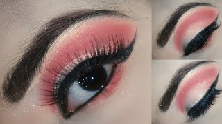 bridal eyes makeup tutorialgolden red eyes makeup by Rani ch [upl. by Karwan64]