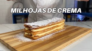 Milhojas de crema pastelera [upl. by Cherilyn]