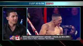 Teofimo Lopez Takes Over CommeyBeltran [upl. by Loree]